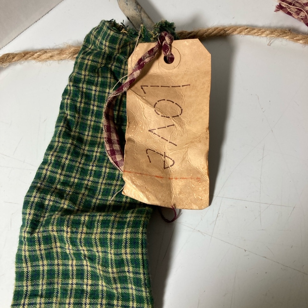 Rustic Plaid Christmas Stockings Set - Picture 2 of 9